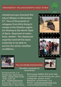 Read more about the article Emergency Rojava/North-East Syria